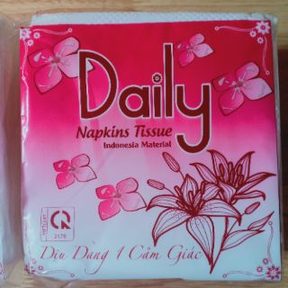 [New] Khăn giấy ăn Daily bịch 100 tờ