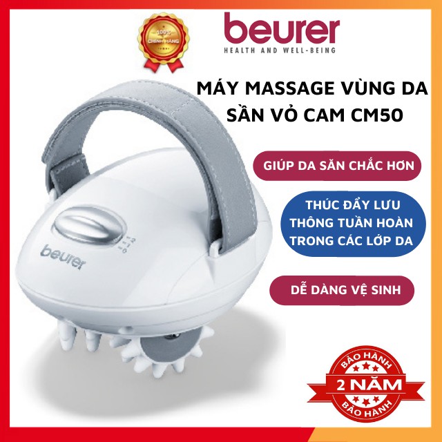 Máy massage vùng da bị sần vỏ cam Beurer CM50 ngăn ngừa suy giãn tĩnh mạch giúp da săn chắc thúc đẩy lưu thông tuần hoàn