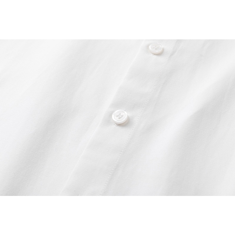 Áo Sơ Mi cotton Dài Tay Thêu Hình Trái Tim Thời Trang Cho Nam Nữ