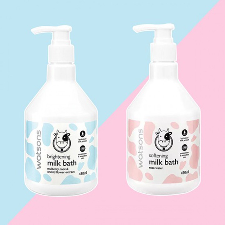 Sữa Tắm Bò Watsons Milk Bath Thái Lan 450ml