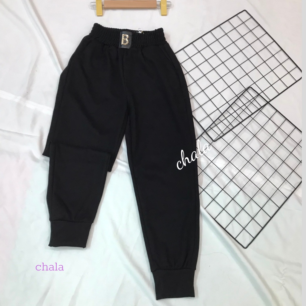 Quần Nỉ Nữ Ống Rộng Bo Gấu Chala,Quần Jogger Nỉ Tăm Thu Đông Bigsize Hàng Cao Cấp