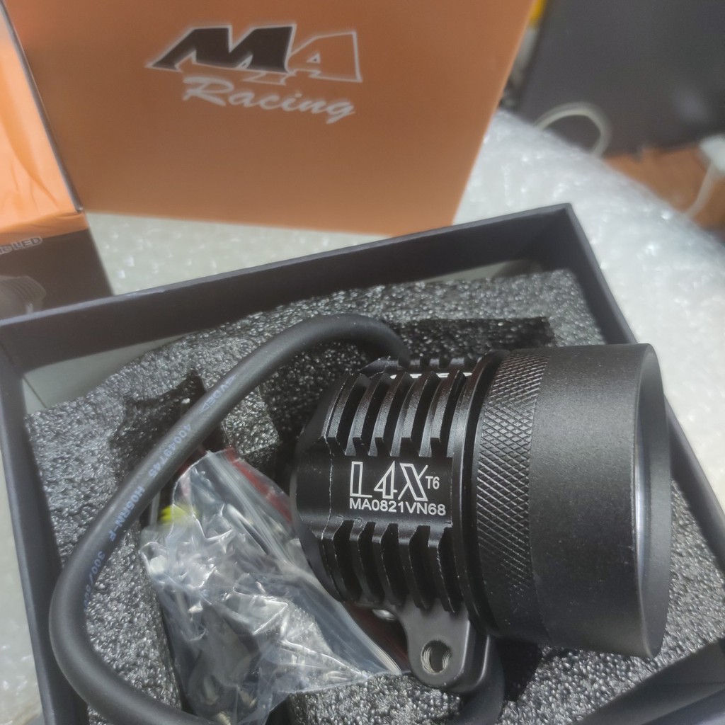 ĐÈN TRỢ SÁNG L4X CHÍP T6 KÍNH ÁNH TÍM