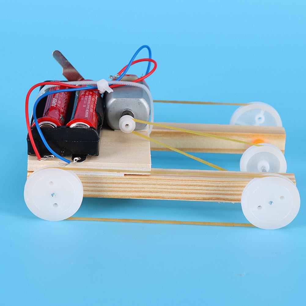 Mô hình xe trượt điện tự lắp ráp bằng gỗ tự hoàn thành lego minecraft