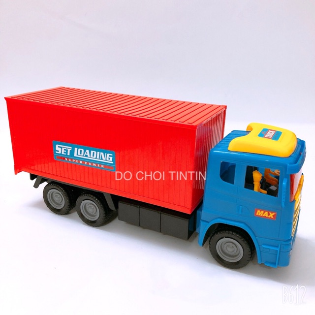 [HÀNG VN-SIÊU TO] Đồ chơi xe tải công trình, xe đông lạnh, xe container chở hàng 38cm