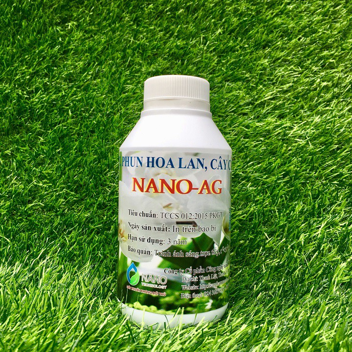 Dung dịch Nano AG đặc trị nấm bệnh cho hoa lan, cây cảnh chai 400ml