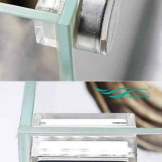 Chùi kính hồ cá Chihiros chùi hồ kiếng siêu dinh, siêu hít cho hồ 10mm đổ lại