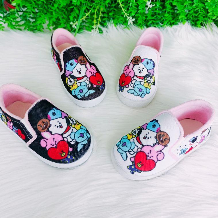 ➾8f mới nhất➾ Giày slipon Nữ Họa Tiết Búp Bê 75 ➾