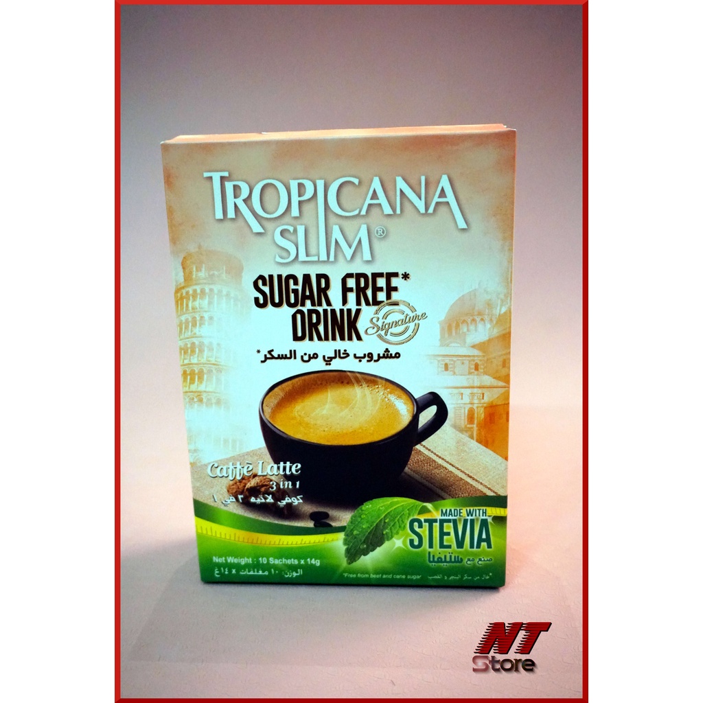 Cà phê ăn kiêng không đường Tropicana Slim, dùng trong tiểu đường, ăn kiêng