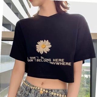 Hàng Áo croptop in hoa cÚc tn❎❎❎ xuất khẩu