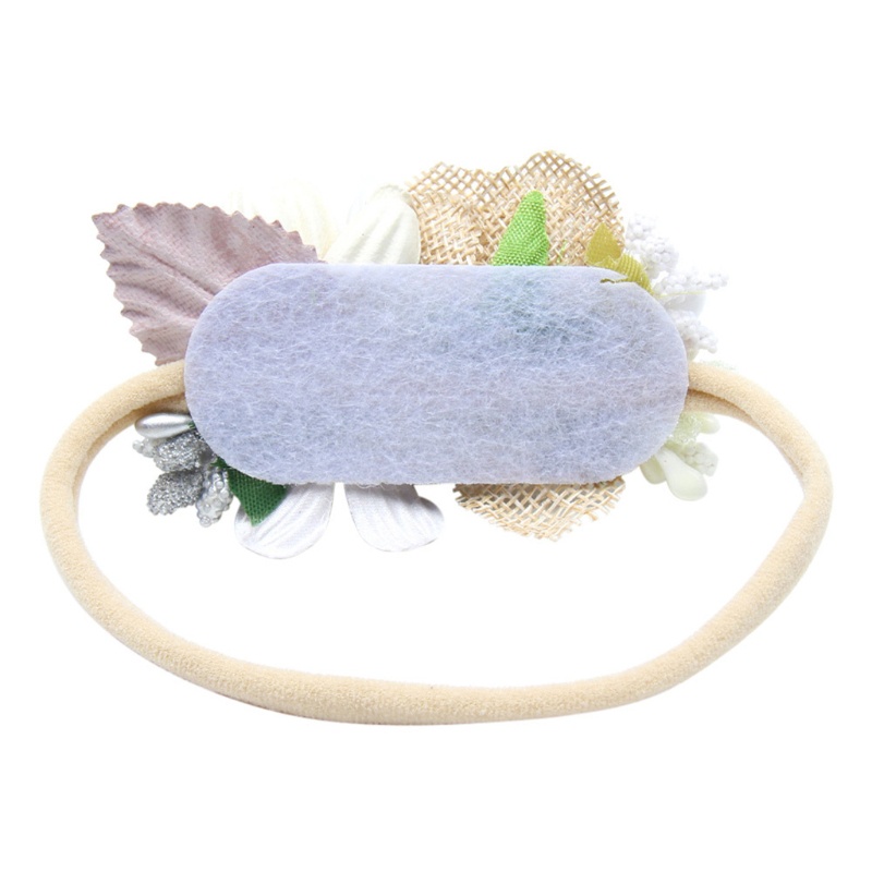 Set 3 băng đô hoa làm phụ kiện chụp ảnh cho trẻ sơ sinh