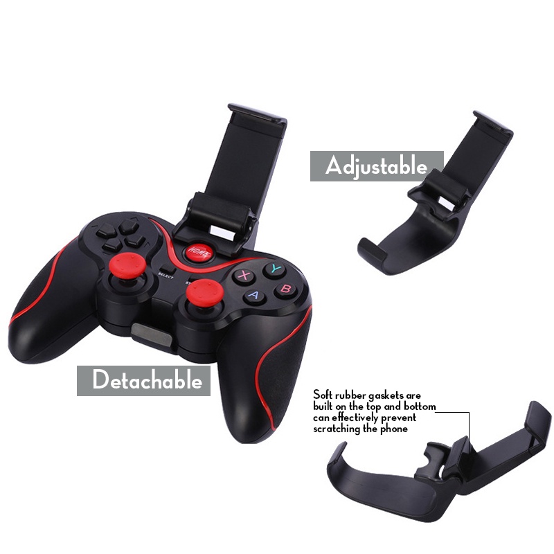 Trò chơi Android T3X3 Gamepad không dây Bluetooth BT3.0 hỗ trợ máy tính và gamepad di động-NUYXSB