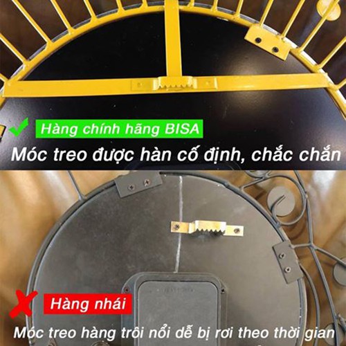 Đồng hồ treo tường thương hiệu BISA bảo hành 5 năm size 70cm BS6650