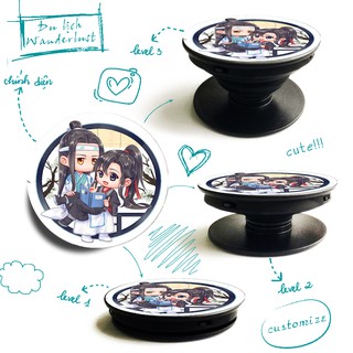 Giá đỡ điện thoại Ma đạo tổ sư Nguỵ Vô Tiện - Lam Trạm chibi siêu cute
