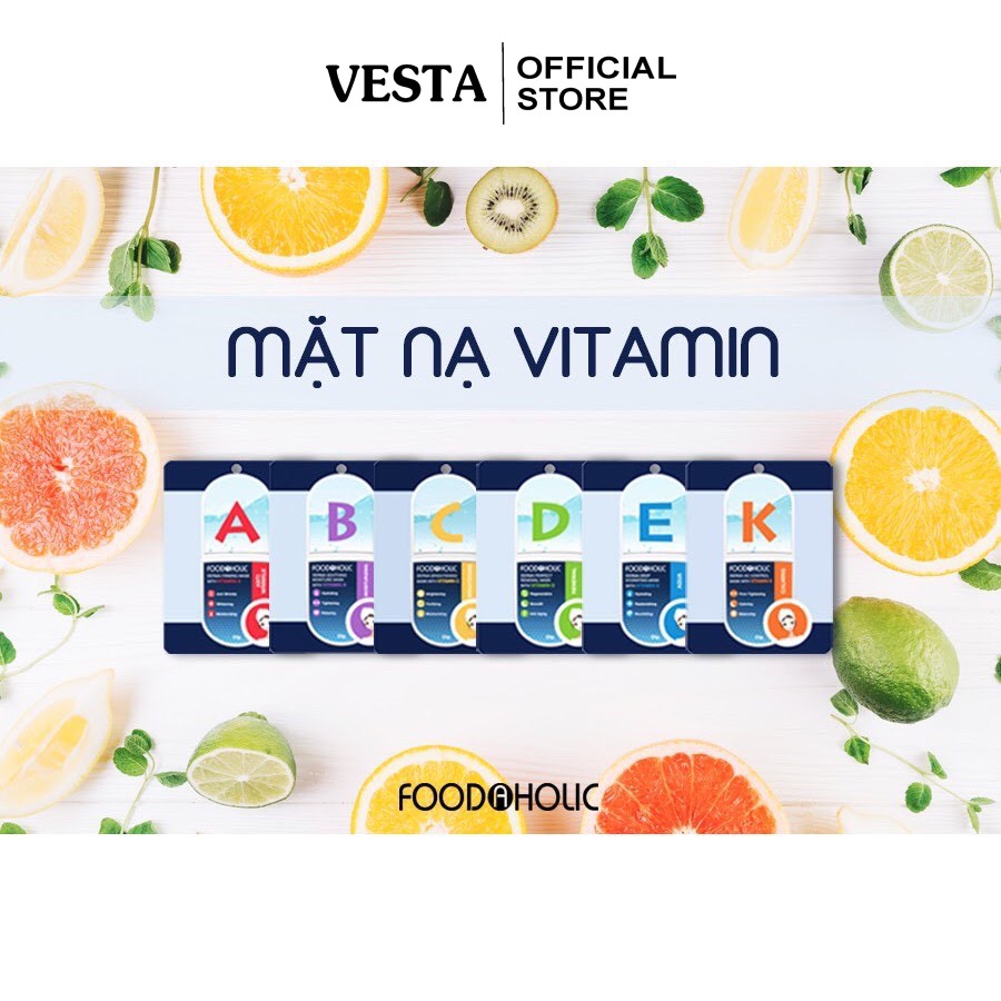 Mặt Nạ Giấy Foodaholic Essential Mask Chăm Sóc Da Toàn Diện 23g | BigBuy360 - bigbuy360.vn