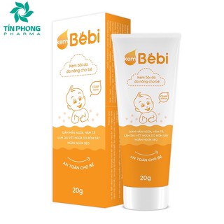 kem bôi da đa năng bébi - giảm mẩn ngứa, hăm tã, làm dịu vết ngứa do rôm sảy, ngăn ngừa sẹo