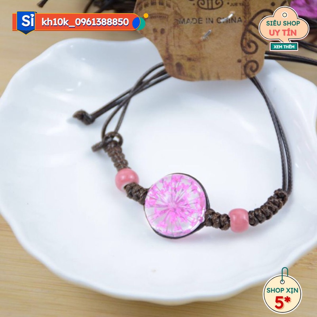Sỉ 12 vòng tay hoa khô nhật bản  85k