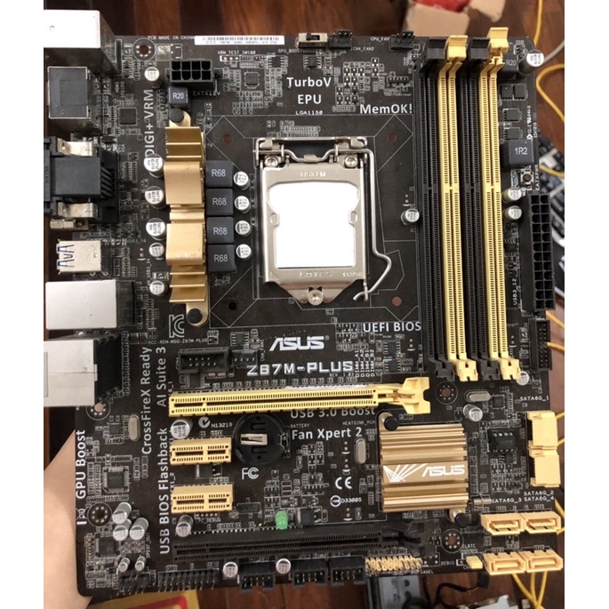 Main nguyên bản Asus Z87M-Plus socket 1150 đã test kĩ