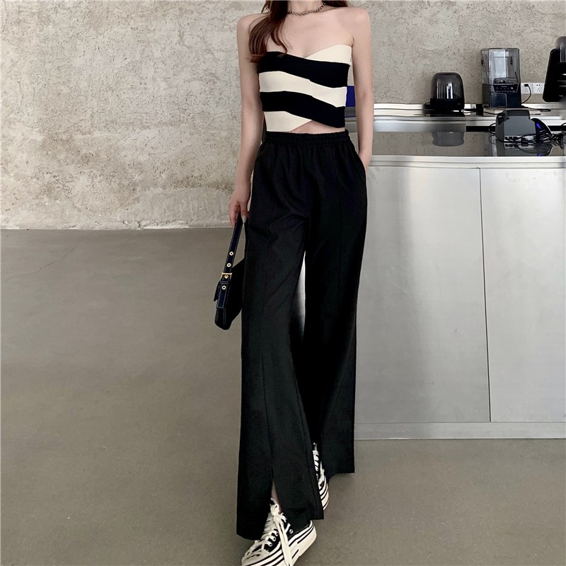 Áo Ống Dệt Kim Phong Cách Hàn Quốc Xinh Xắn Cho Nữ | BigBuy360 - bigbuy360.vn