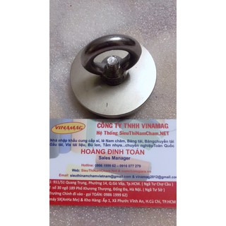 Nam châm 60x10 lỗ 10mm có lỗ bắt vít ( siêu mạnh)