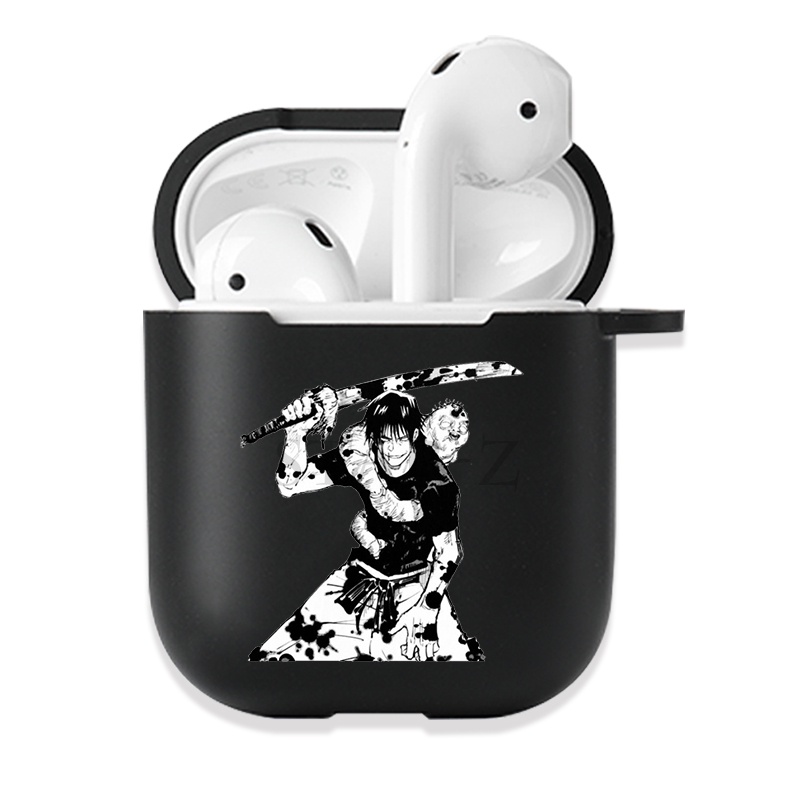 Jujutsu kaisen Vỏ Bảo Vệ Hộp Sạc Tai Nghe bluetooth airpods pro 3 1 2 Bằng Silicon Họa Tiết Hoạt Hình Suuji megumi nobara Dễ Thương