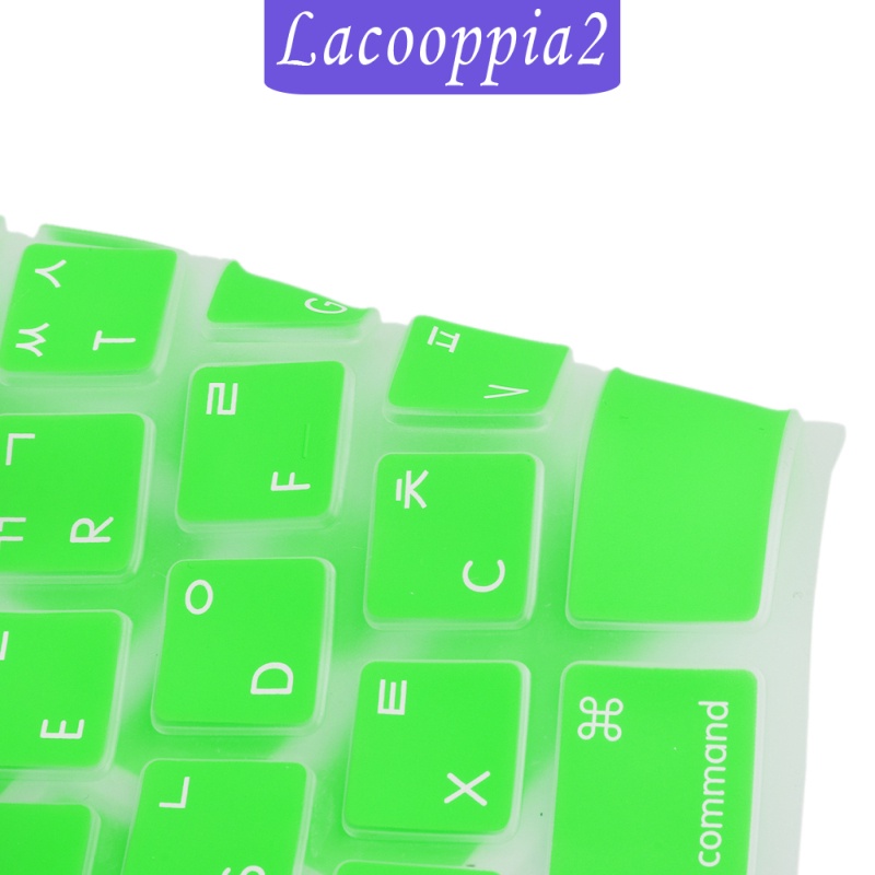 Miếng Dán Bảo Vệ Bàn Phím Bằng Silicon Màu Đen Cho Apple Macbook Pro 13 &quot;15&quot; Lacooppia2