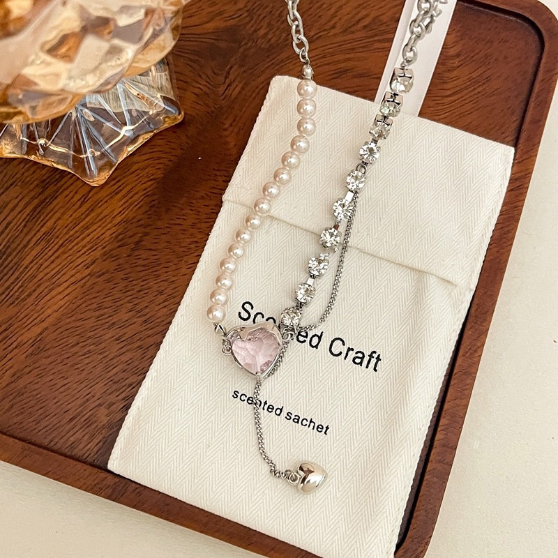 Vòng cổ Đính Ngọc Trai Nhân Tạo Phong Cách Hàn Quốc