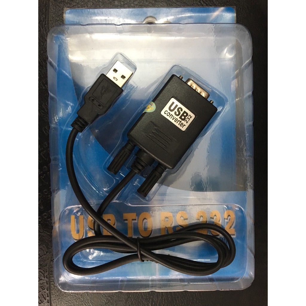 Cáp Chuyển USB To Com - USB To RS232 Convverter Dài 1M - RS232