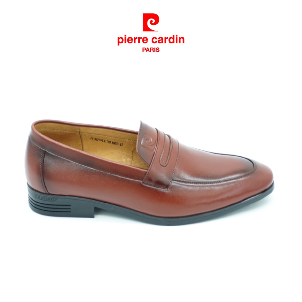 Giày da nam Pierre Cardin da nhập khẩu, thiết kế sang trọng, lịch lãm, lót da cao cấp chống hôi chân - PCMFWLE705BRW
