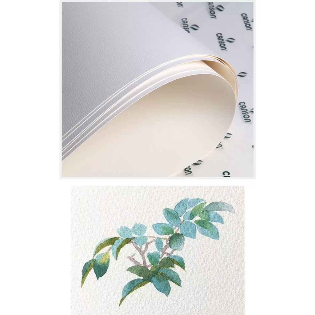 Giấy chuyên vẽ màu nước cao câp Canson Montval Pháp 300gsm - Art Shop