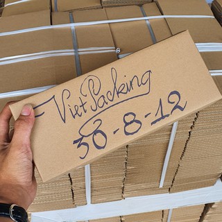 [CỰC HOT] 25 Hộp carton đóng hàng size 30x8x12