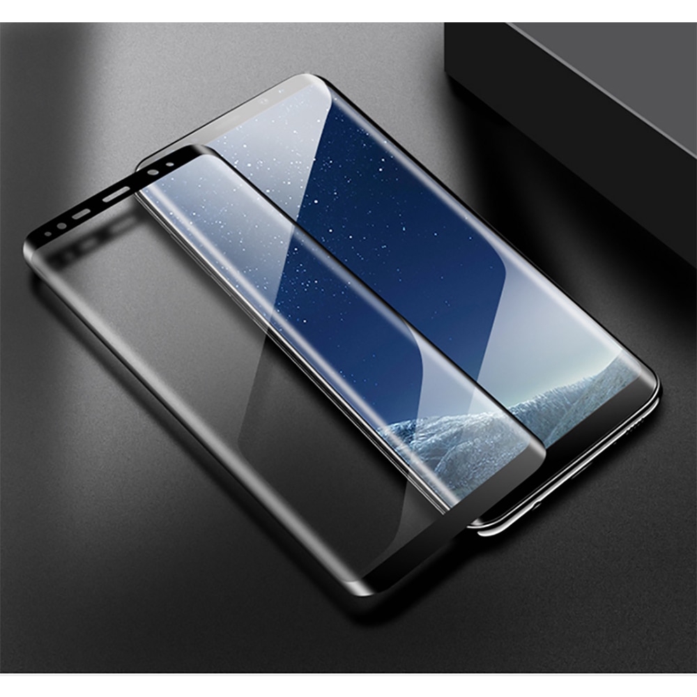 Kính Cường Lực Toàn Màn Hình Viền Cong Cho Samsung Galaxy Note 8 9 S9 S8 Plus S7 Edge