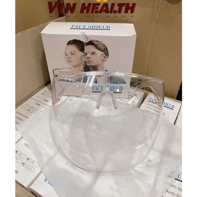 KÍNH CHỐNG GIỌT BẮN/MẶT NẠ CHỐNG GIỌT BẮN, CHỐNG BỤI FACE SHIELD/Combo 5 cái kính
