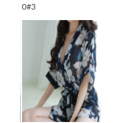 Sale 69% Áo choàng ngủ phong cách Kimono quyến rũ cho nữ,  Giá gốc 137000đ- 17F40