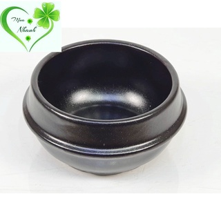 Nồi / thố sứ nâu, thố sứ donghwa làm cơm trộn, nấu mì cay, bát cháo, bát phở kiểu hàn quốc nhiều sze
