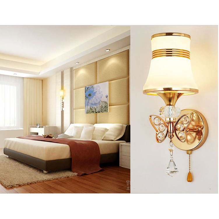 Đèn tường MONSKY led mâm hoa sừng hươu 3 chế độ ánh sáng