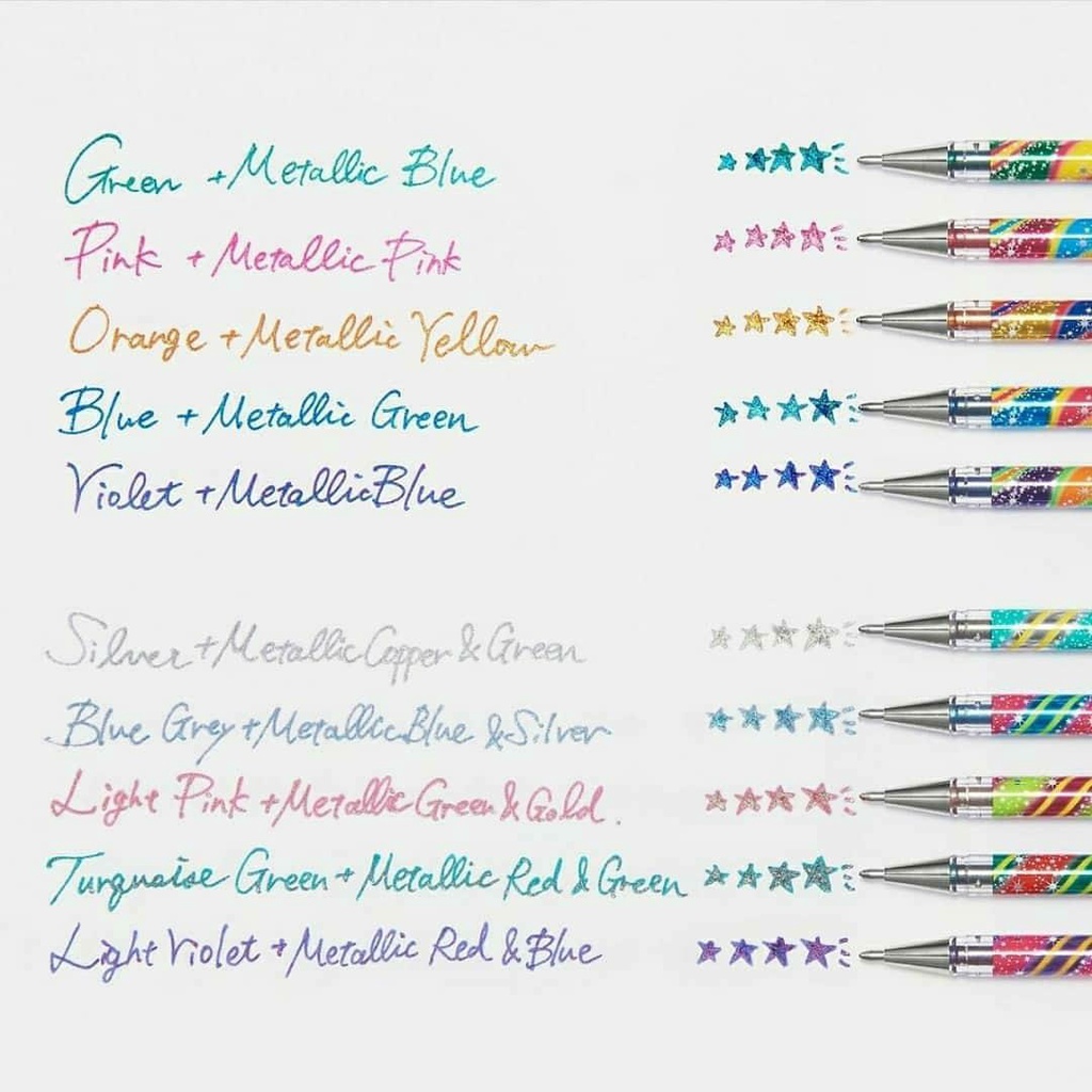 Bút bi gel Pentel Hybrid Dual Metallic 1mm