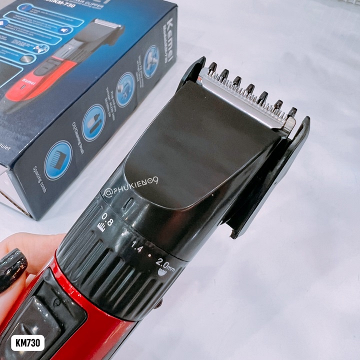 Tông đơ cắt tóc Kemei KM-730 - Hàng chính hãng