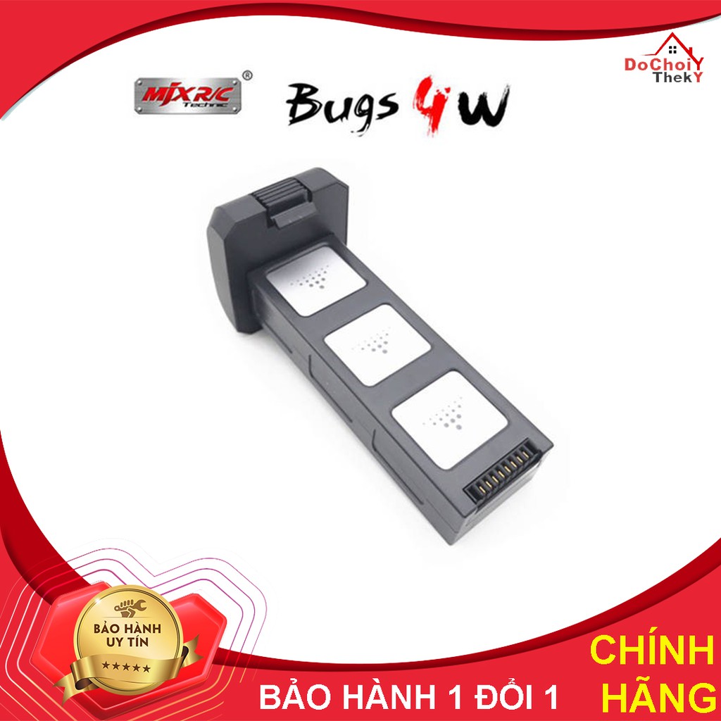 [Mã 159ELSALE hoàn 7% đơn 300K] Pin flycam MJX Bugs 4W, JJRC X11