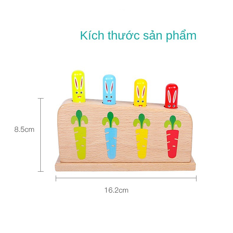 ☢Trò chơi xếp hình Trẻ em 1-2 tuổi Khối xây dựng mẫu giáo Máy tính để bàn Đồ gỗ cho bé trai và gái 3 6