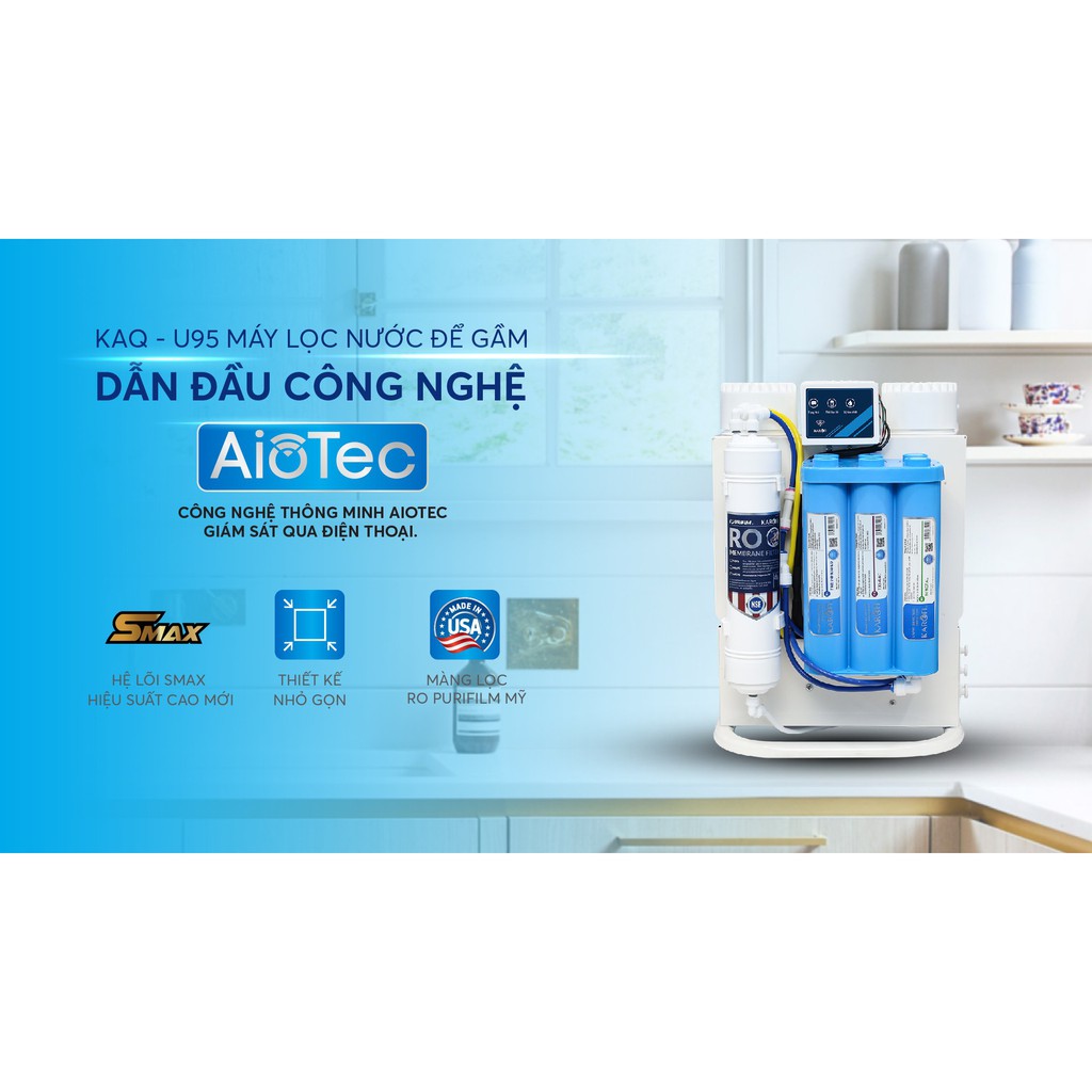 MÁY LỌC NƯỚC KAROFI KAQ-U95 - Hàng chính hãng