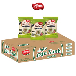 Cháo đậu xanh aloha sườn non - ăn liền - gói 50gr - ảnh sản phẩm 2