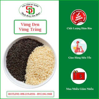 Hạt Vừng Trắng - Vừng Đen Nông Sản Sạch (Túi như hình 200g)