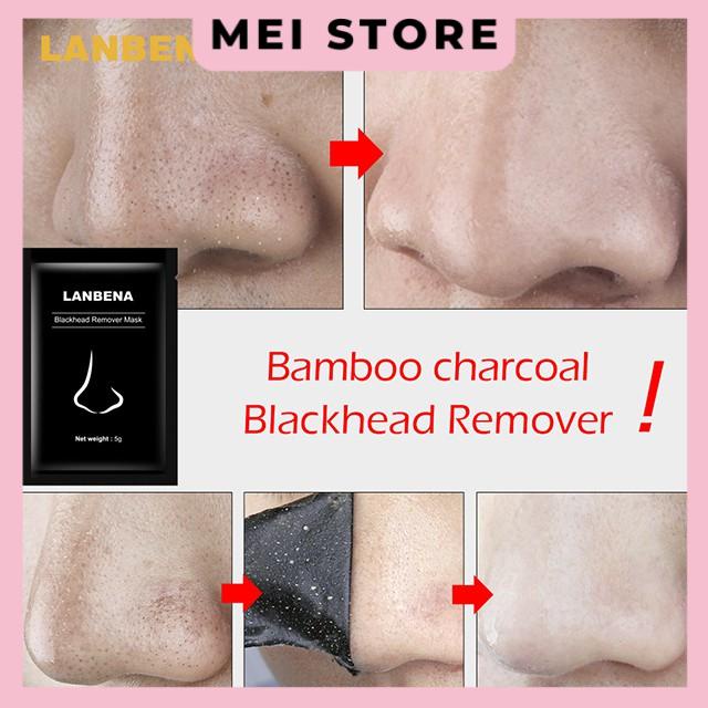 Mặt nạ lột mụn đầu đen cho mũi LANBENA hiệu quả