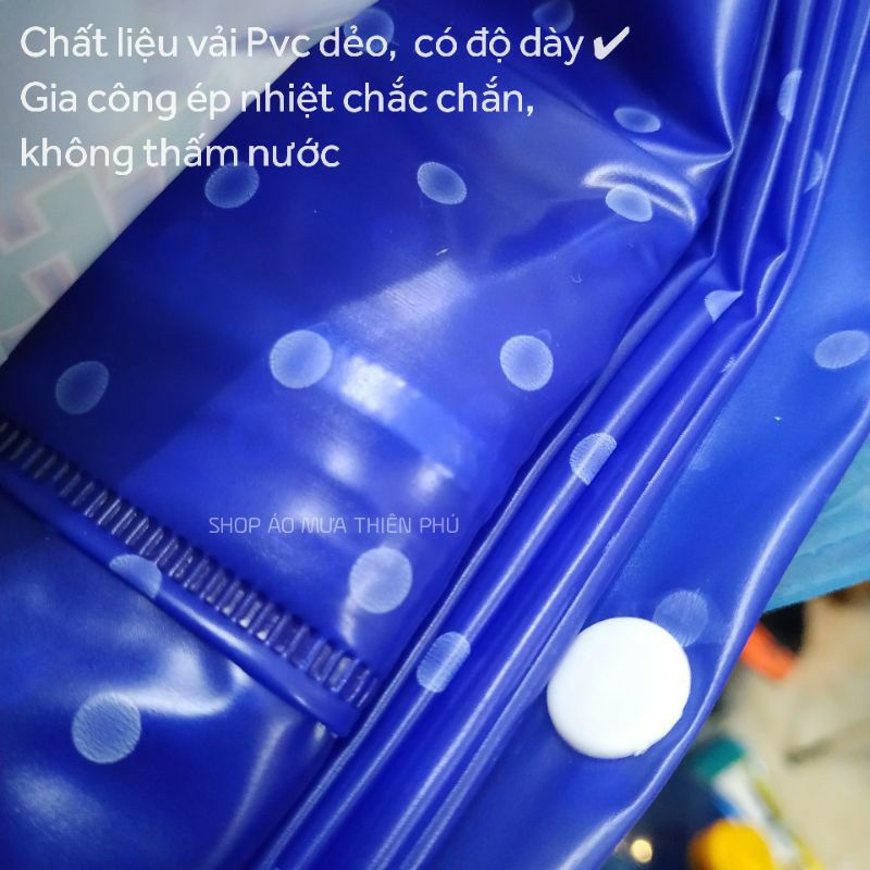 Áo mưa bộ người lớn vải PVC dày, siêu bền, không thấm nước | Áo mưa bộ cho nam và nữ