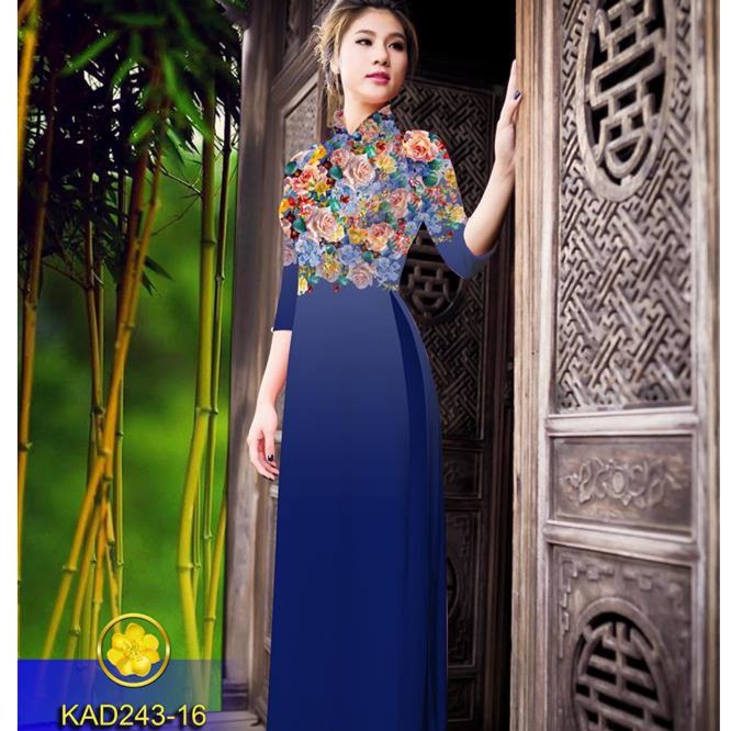 Vải Áo Dài Tằm Ý, Lụa Nhật  KAD243
