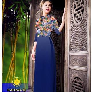 Vải áo dài tằm ý, lụa nhật kad243