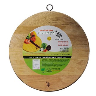 Thớt tròn gỗ đức thành khoen d300 – 01061