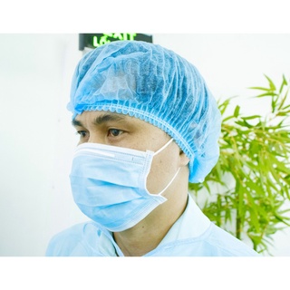 Combo 100 Mũ con sâu phòng sạch