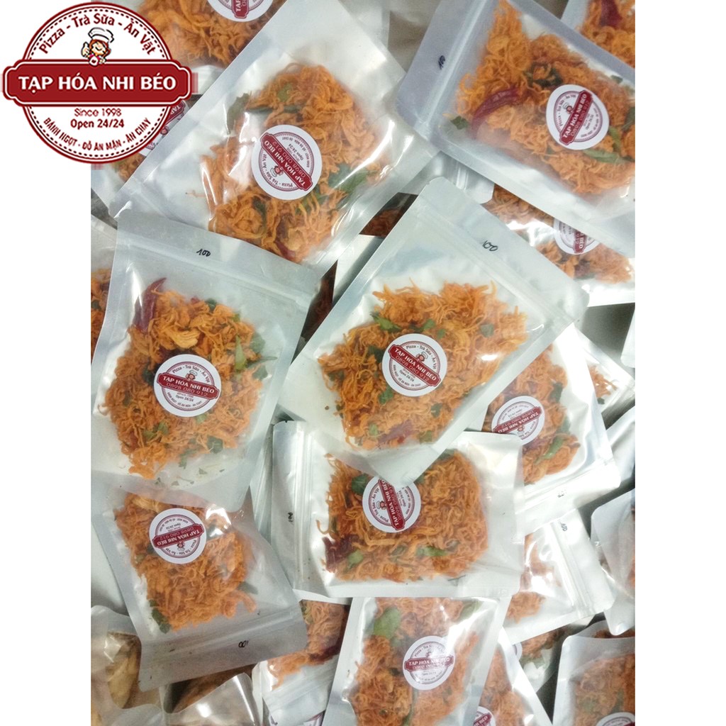 TÚI 100gram  Khô Gà Lá Chanh Thơm Ngon Đậm Đà - 100gram - Tạp Hóa Nhi Béo | BigBuy360 - bigbuy360.vn