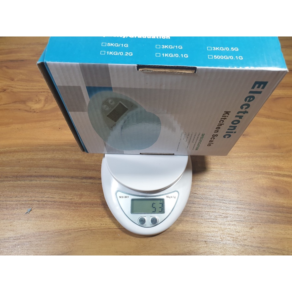 Cân điện tử Electronic Kitchen Scale 5kg WH-B05 thực phẩm dùng trong nhà bếp -Cân tiểu ly - Điện nước gia dụng Hoàng Kim